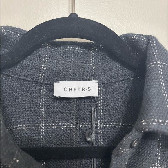CHPTRS Oversized Keen Blouse in Black Windowpane - Size EU 34 - Picture 5 of 13